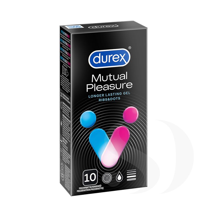 Durex Mutual Pleasure prezerwatywy dla obojga partnerów 10 szt.