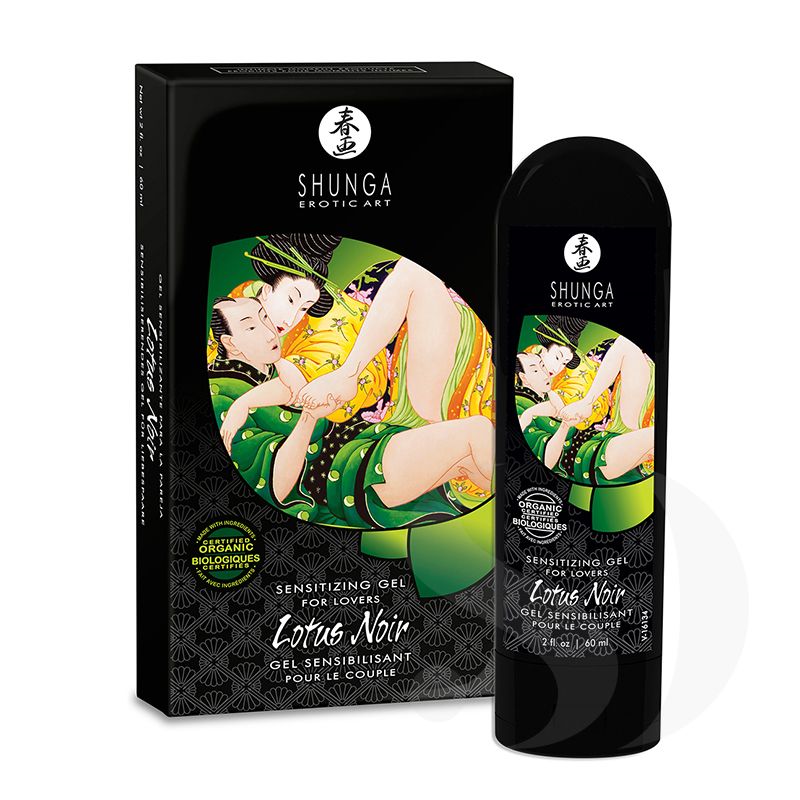 Shunga Lotus Noir organiczny żel dla par zwiększający wrażliwość 60 ml