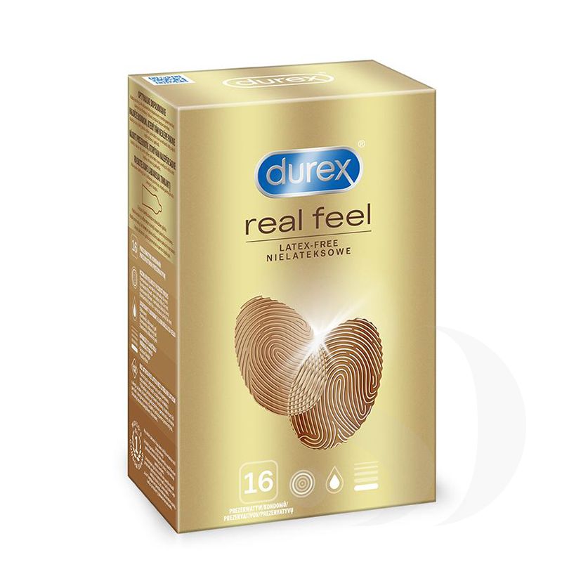 Durex Real Feel prezerwatywy nielateksowe 16 szt.