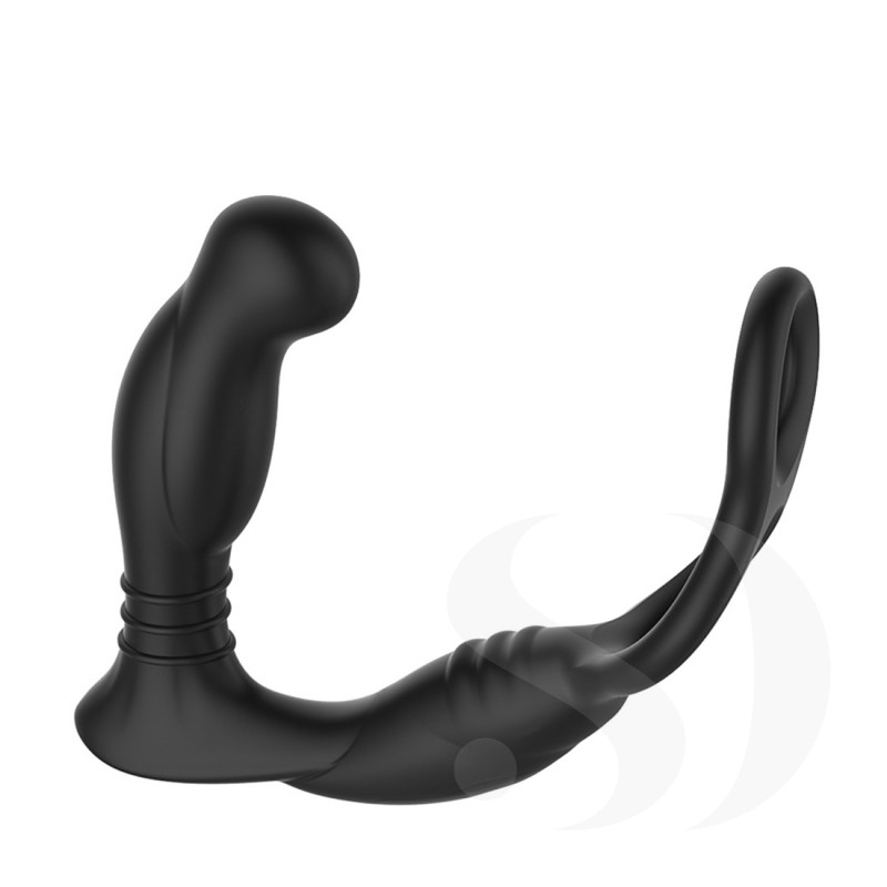Nexus Simul8 masażer prostaty i pierścień erekcyjny czarny